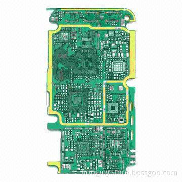 High-density Multilayer PCB Board with Green Solder Mask, Made of FR-4, HASL Surface Finished